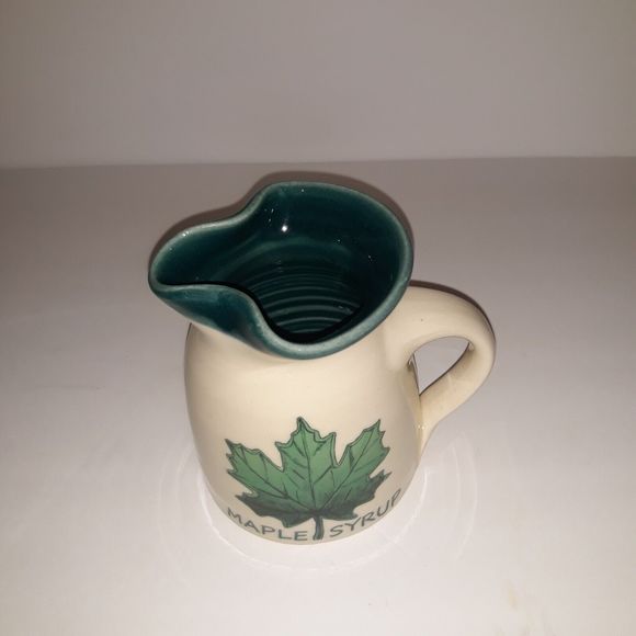Great Bay Pottery Mapel Syrup Pitcher - Picture 3 of 10